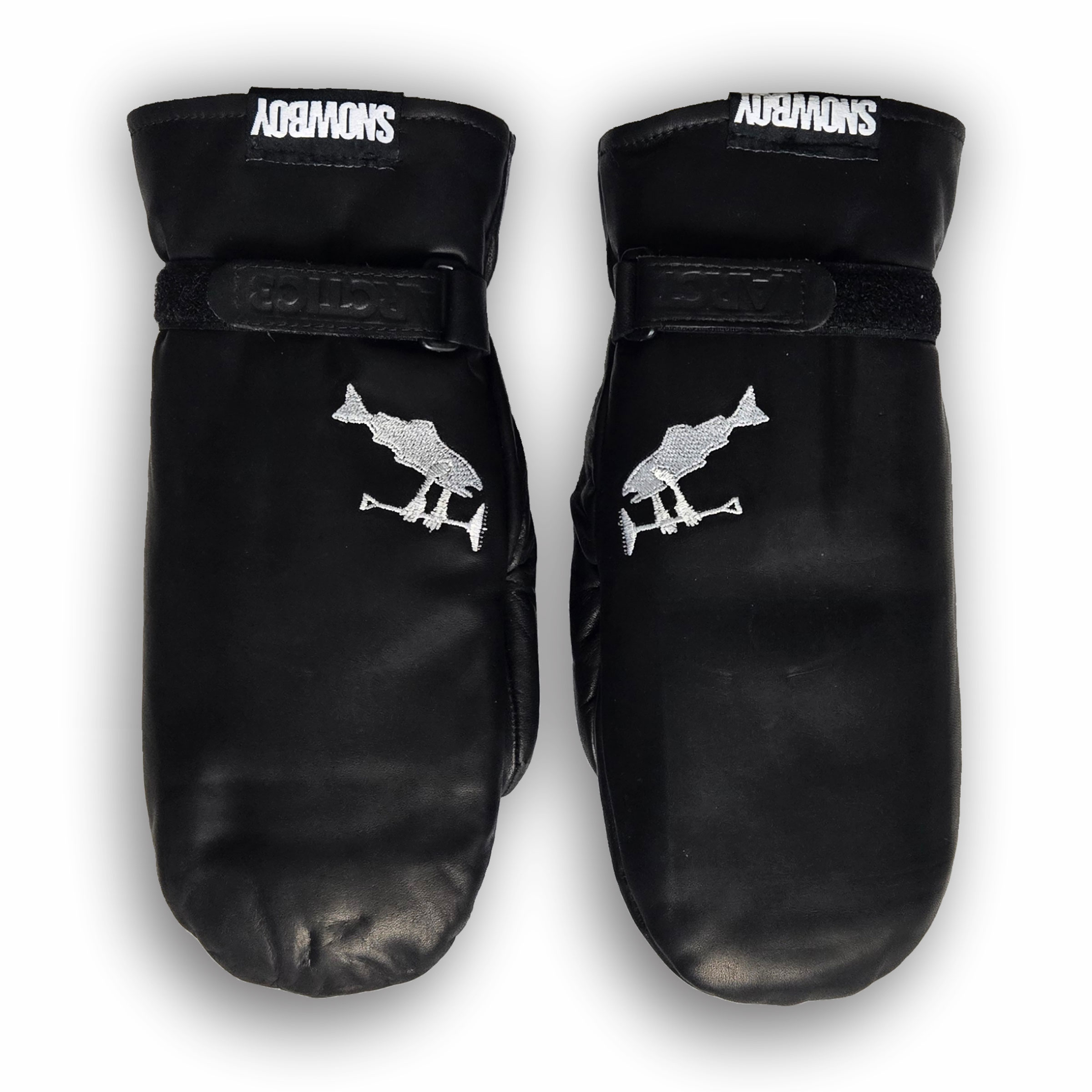 SALMON ARMS/RABER LEATHER MITTS - Snowboy Productions